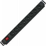 ROLINE power strip 8fach UTE with switch 1.8m - (Offline-) USV - 19"