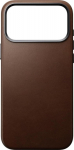 Nomad Traditional Leather Case iPhone 17 Pro Rustic Brown H