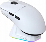 Wireless gaming mouse Ajazz AJ159PRO -3 Mod-White-Pixart 3395-8K Charging Dock