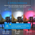 Meross Smart Bulbs Led, Rgbww, 4 Szt