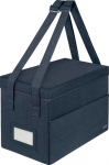 Kirjatarvete kott Leitz Fabric Compact Hot Desking Work Bag, kaanega, hall, 370 x 210 x 240 mm