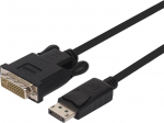 Unitek DisplayPort - DVI 1.8m - adapter Unitek DisplayPort - DVI M/M 1.8m