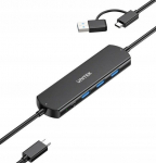 Unitek KVM Hub 10 Gbps &ndash; switching between 2 hosts, 3&times;USB-A - Unitek KVM Hub 10 Gbps &ndash; switching between 2 hosts, 3&times;USB-A