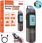 Zenwire Professional Police Breathalyzer Without Mouthpiece, Rechargeable USB-C