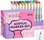 Acrylic Marker Pens ARRTX, 60 Colors, Anime Colors