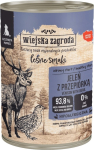 WIEJSKA ZAGRODA Forest Flavors Puppy Deer with quail - wet dog food - 400g
