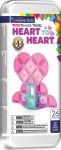 MAGNA-TILES microMAGS Travel Heart to Heart magnetic building kit, 26 can