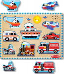 MELISSA & DOUG Vehicles sound puzzle