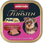 ANIMONDA Vom Feinsten Junior Mini Poultry with game and cranberries - wet dog food - 100g
