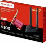 Karta sieciowa Mercusys MERCUSYS MA49BE WiFi7 PCIe adapter (BE9300.2.4GHz/5GHz/6GHz,Bluetooth5.4)