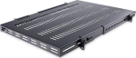 StarTech.com Server Rack Shelf - 1U - Adjustable Mount Depth - Heavy Duty - Shelf for rack - svart - 1U - 19" - for P/N: RK1233BKM, RK2433BKM, RK2537BKM, RK3236BKF, RK4236BKB, RK4242BK24, RK4242BK30