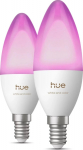 Philips Hue E14 3.7W RGBW B39 candle 2-pitch - colorful RGB i shades of white 1000&ndash;20000K | 3.7W | do set Hue