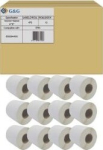 G&G Zebra 800294-605 12x475 TT-Etiketten 102x152mm perf