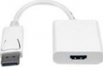 MicroConnect Active Displayport Adapter 1.2, DP male to HDMI female, White