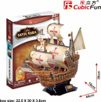 Cubicfun PUZZLE 3D Sailing Ship Santa Maria - T4008H
