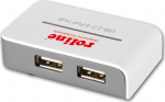 ROLINE USB 2.0 Hub "Black and White" - Hub