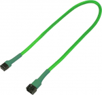 Nanoxia Kabel 3-Pin Verl&auml;ngerung, 60 cm, neon green