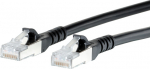 METZ CONNECT Cat.6A - 10 m - Cat6a - S/FTP (S-STP) - RJ-45 - RJ-45 - Schwarz