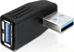 DELOCK Adapter USB 3.0 male-female angled 270&deg; horizontal