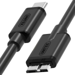 Cable USB Unitek USB-C - microUSB 1 m Czarny (Y-C475BK)