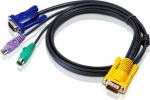 ATE Kabel PS/2 KVM z 3w1 SPHD 2L-5202P