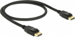 DELOCK Kabel DP 1.2 -> DP St/St 0.5m schwarz 4K 60Hz