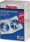 Hama Disc boxes DVD Double Box 5szt Przezroczyste (838940000)