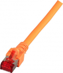 EFB Elektronik EFB RJ45 Patchkabel S/FTP, Cat.6, LSZH, 0.25m, orange