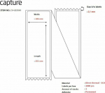 Capture Label 106x251, Core Fanfold
