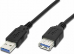 Cable USB PremiumCord USB-A - USB-A 3 m Czarny (ku3paa3bk)