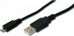 Cable USB PremiumCord USB-A - microUSB 1.5 m Czarny (ku2m15f)