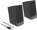 DELOCK Stereo 2.0 PC Lautsprecher 3.5mm Klinkenstecker USB