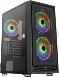 AER AeroCool Geh Midi Graphite black v3 MicroATX/ATX/MiniITX o.N