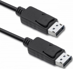 Cable Qoltec DisplayPort - DisplayPort 0.5m czarny (50370)