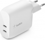 Belkin BoostCharge - power adapter - 40 Watt - PD 3.0, Fast Charge - 2 output contacts (2 x USB-C)