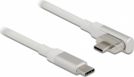 Delock USB-Kabel - 24 pin USB-C (M) abgewinkelt, magnetic to 24 pin USB-C (M)