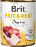 BRIT Pat&eacute; & Meat with chicken - wet dog food - 800g