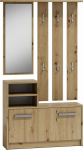 Topeshop WARDROBE HANGER MIRROR CABINET NA SHOES DĄB ARTISAN