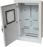 Alfako Metal flush-mounted switchgear 1x3F on the electronic counter lock the window RAL 9003 A-RW19E