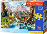 1565 Castorland Puzzle 70 Forest Animals CASTOR
