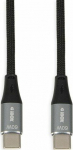 Kabel USB iBOX USB-C - USB-C 1 m Czarny (IKUTC1B)