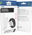 Wave silicone bracelet, Apple Watch 38 / 40 / 41 / 42 mm, black