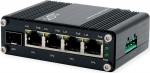 Exsys Switch mini PoE+ SFP o.PSU industry DIN-Rail - Switch - 1 Gbps