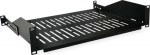 Value 19"-Fixed Shelf, 485 x 350mm, 2UH, max. 25kg, black