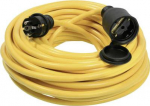 as-Swabian 60353 Power extension cord 16 A Gelb - Verl&auml;ngerungskabel - Strom/Netzteil