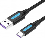 CABLE USB-C TO USB2.0/1.5M BLACK CORBG VENTION