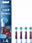Oral-B Pro Kids 3+ Spiderman Brush Heads, 2 stk
