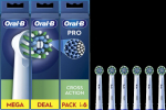 Braun Lisaharjad Oral-B, Cross Action Pro, 6tk
