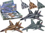 LeanToys Military Aircraft Z Powered by Fighter Camo Lights Sounds Mix