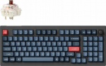 Keychron V5 Max QMK/VIA Fully Assembled Knob 96% - mechanical keyboard, Jupiter Brown - switches